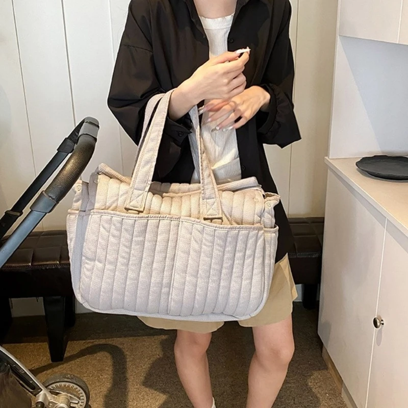Portable Mom Storage Bag for Strollers Hand Carrying Travel Case or Hospital Use with Spacious Compartments 5