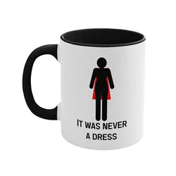 Empowering Women Creative Ceramic Mug, 11oz Reusable Multi - Purpose Cup for Coffee, Tea, or Hot Cocoa (Black)