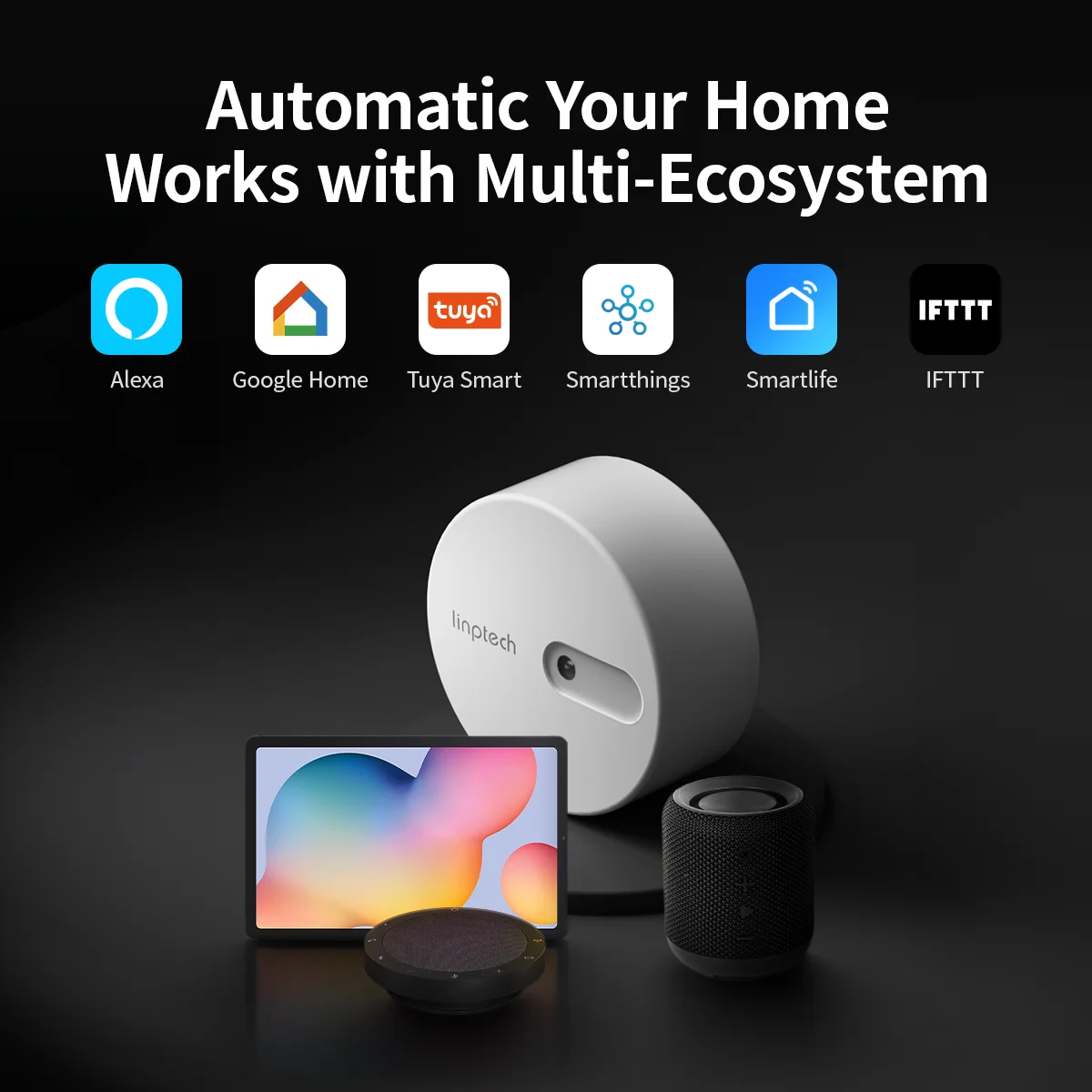 Linptech Human Body Presence Sensor ES1 Zigbee/Wifi Communication Millimeter Wav