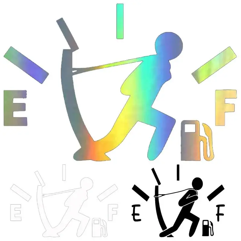 

Автомобильная наклейка с расходом масла, Внешнее украшение, светоотражающие автомобильные наклейки, веселая наклейка, привлекательные автомобильные аксессуары для