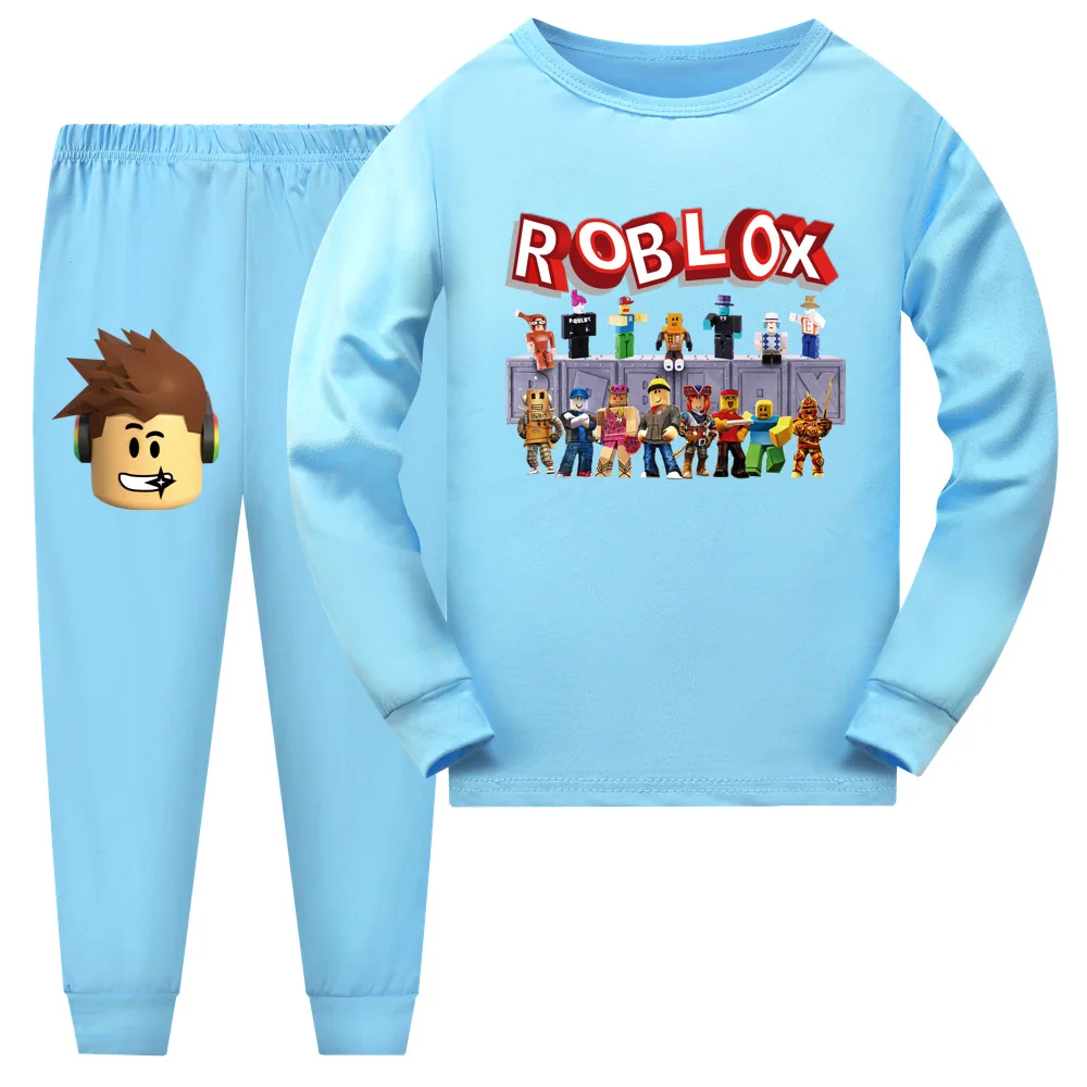 Roblox Kids Boys Girls Short Sleeve T-Shirt 2-13 Years Old, blue