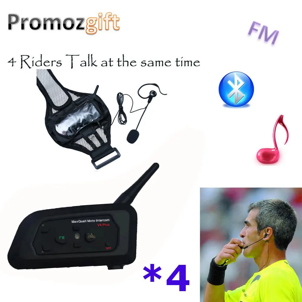 

Bluetooth-гарнитура 4 V4 Plus с поддержкой Bluetooth
