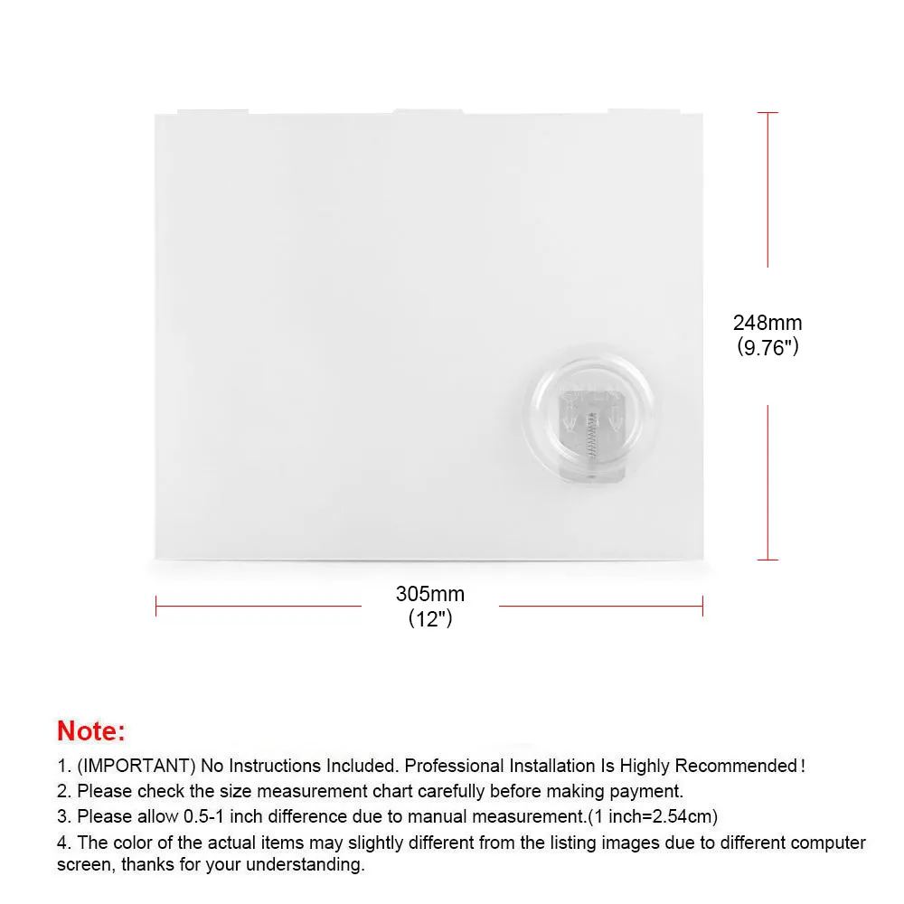 Replacement RV Screen Door Slider Panel Plastic with Push-Down Knob Opener