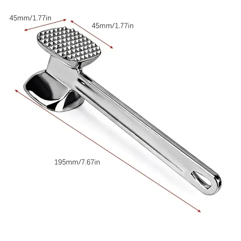 Meat Tenderizer Meat Hammer 1Pcs Kitchen Double-sided Meat Hammer Kitchen Gadgets