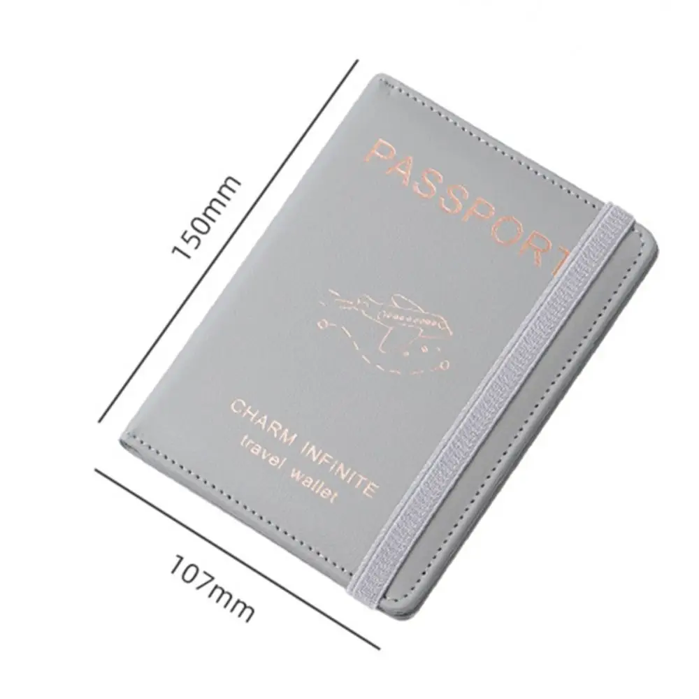 다기능 PU RFID 여권 보호대 커버, 신용 ID 카드 지갑, 방수 문서 패키지, 여권 거치대
