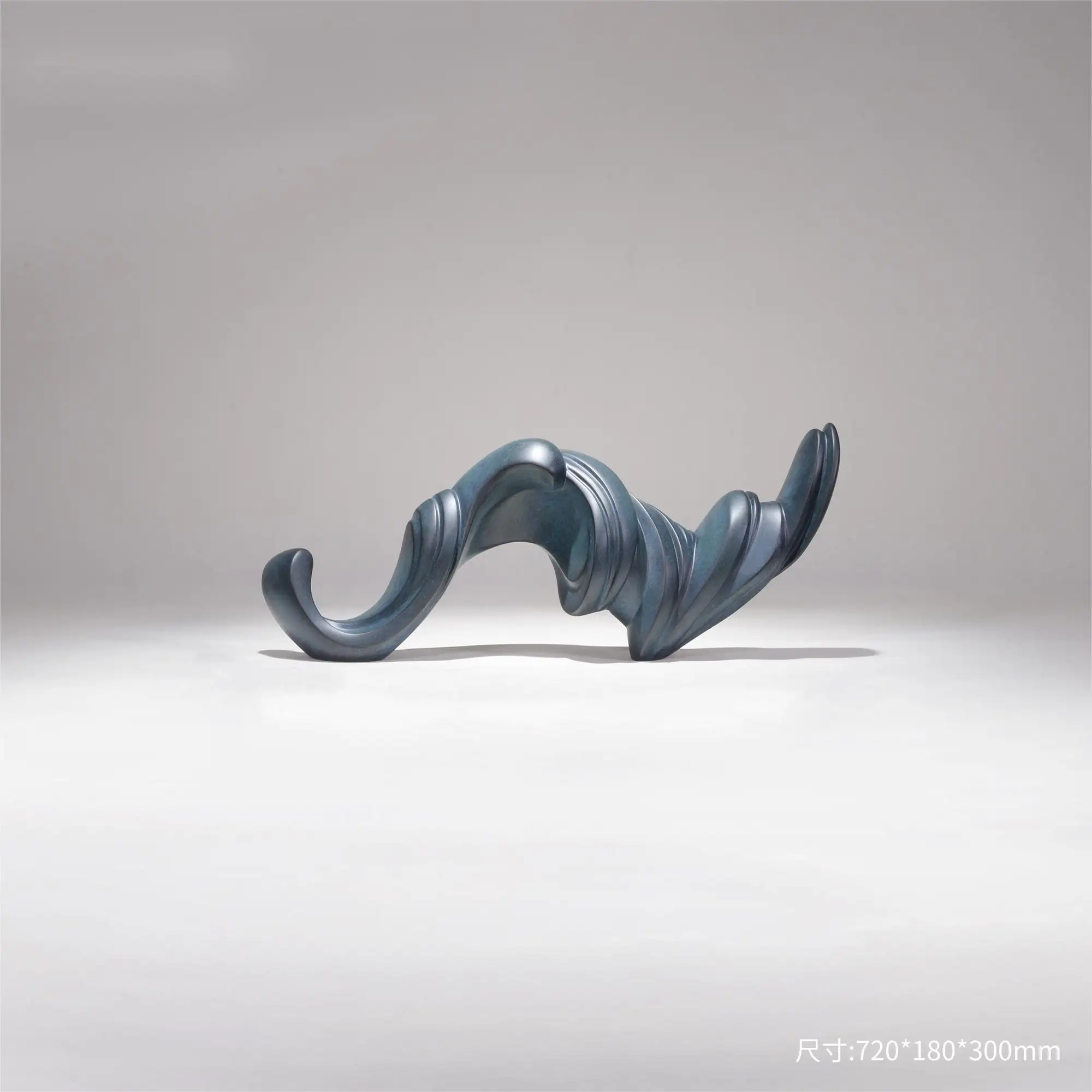 

Light luxury abstract art sculpture ornaments simple modern hotel living room decoration fiberglass high-end furnishings