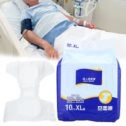Disposable Adult Diaper Soft Skin-Friendly Elderly Incontinent Bedridden Patients Diapers For Health Care Anti-Side Leakage Safe