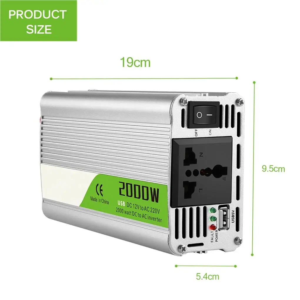 

Car Inverter Universal Vehicle Voltage Converter Regulator Automotive