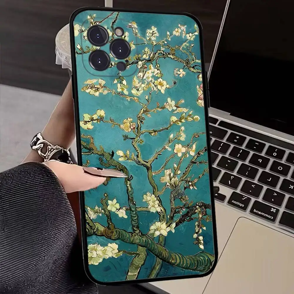 Van Gogh Starry Sky Art Soft Silicone Phone Case