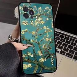 Van Gogh Starry Sky Art Soft Silicone Phone Case - iPhone 14 (Z1)