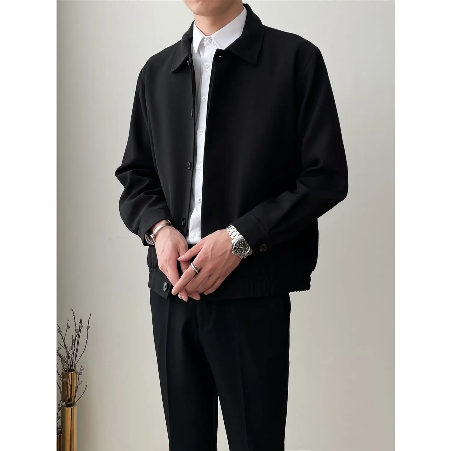 

Мужская повседневная одежда, весна-осень, пальто, корейская мода, мужская куртка для инструментов, новинка 2023, уличная одежда, куртки, фабрика M76