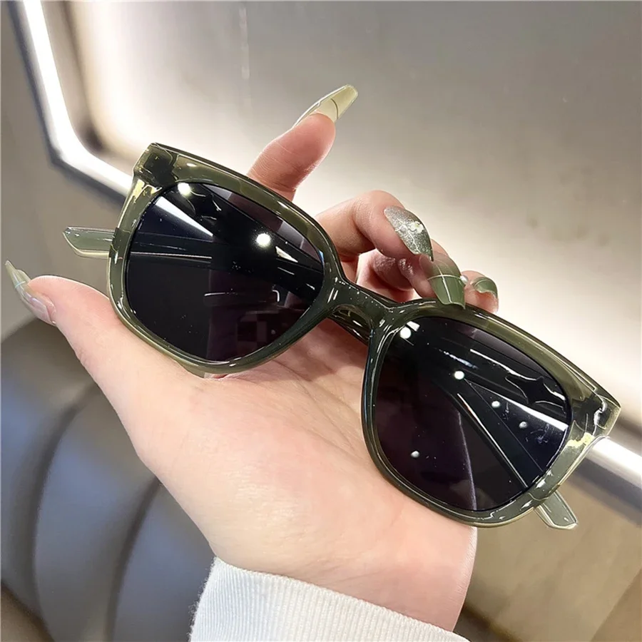 Retro quadratische Sonnenbrille Frauen Männer Mode Vintage Sonnenbrille weibliche männliche Marke Designer Spiegel Punk Shades Oculos de Sol