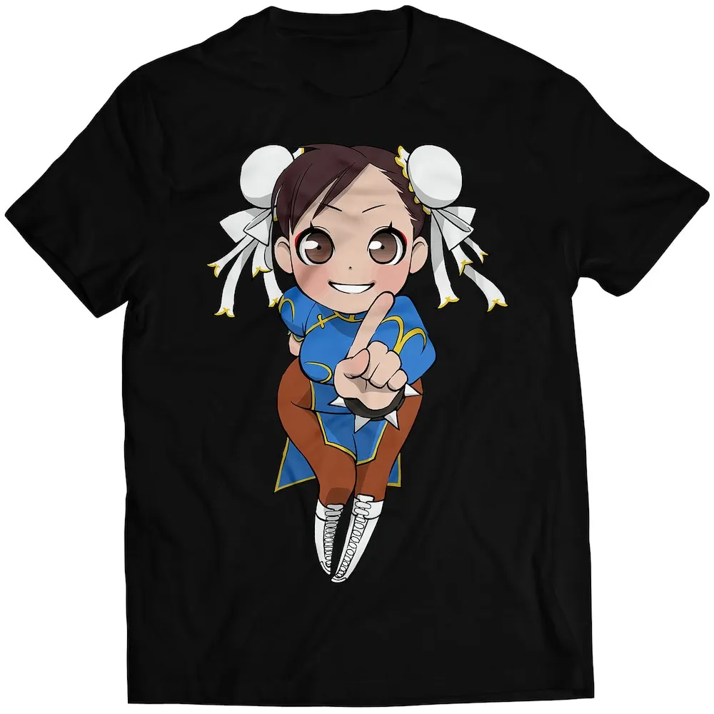 Chibi Chun Li Ultra Sf4 Premium T Shirt Vectorized Design