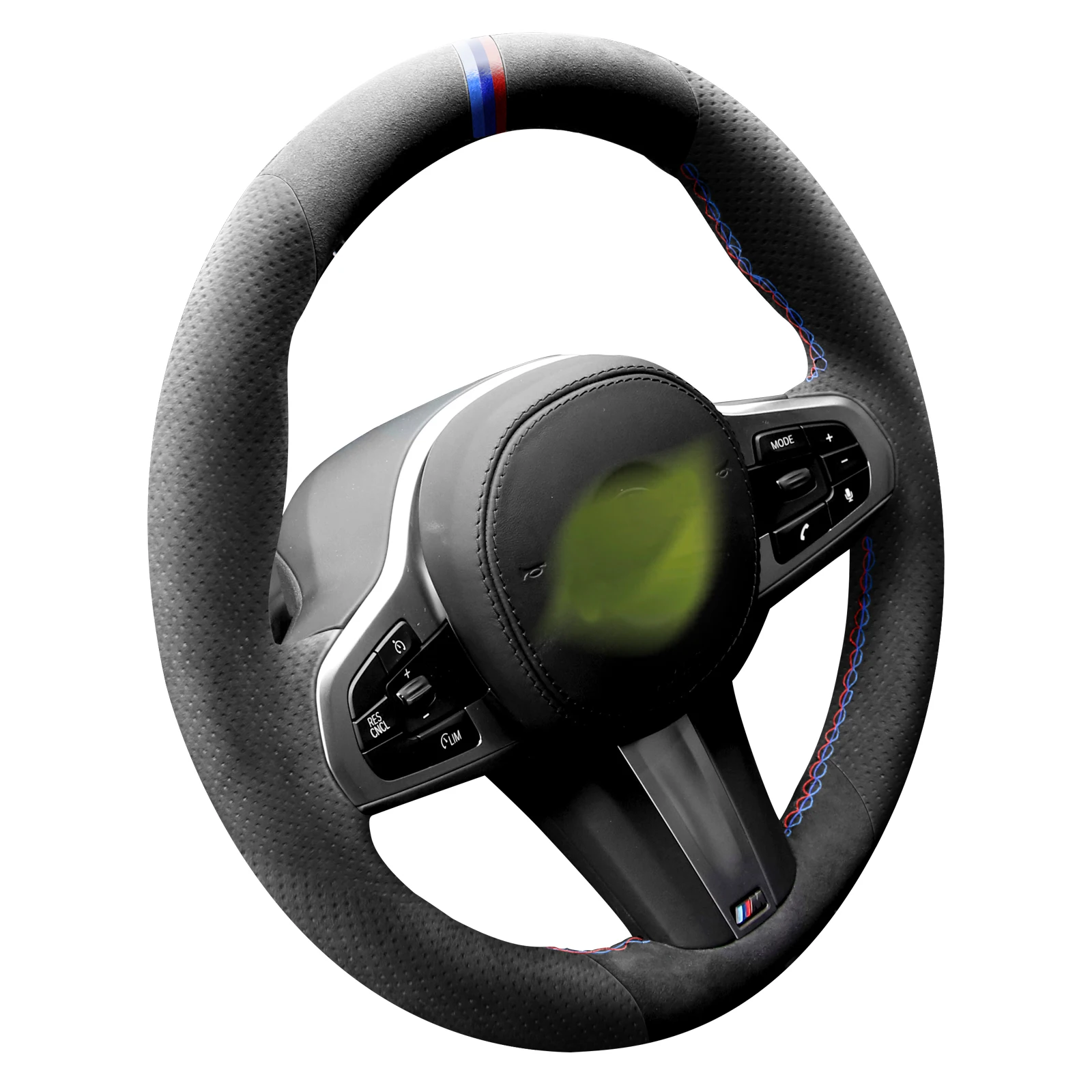 

Alfanxi Hand Stitch Alcantara Steering Wheel Cover for BMW G20 G21 F40 F44 G22 G26 G30 G31 G32 G11-16 G01 G02 G05 G06 G07 G29