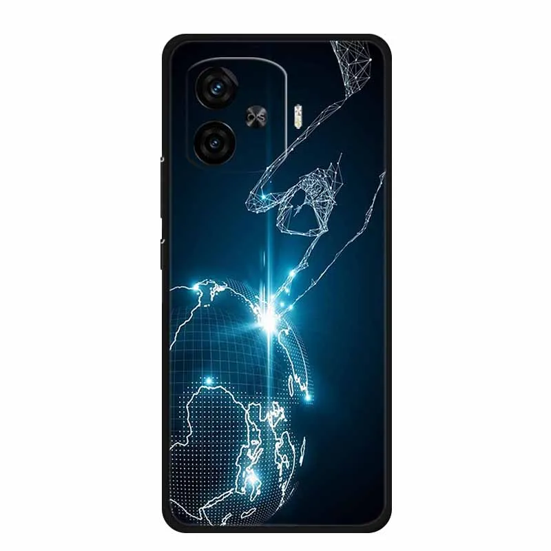 Durable Black Silicone Soft Back Cover Case – Premium Protective Phone Coque