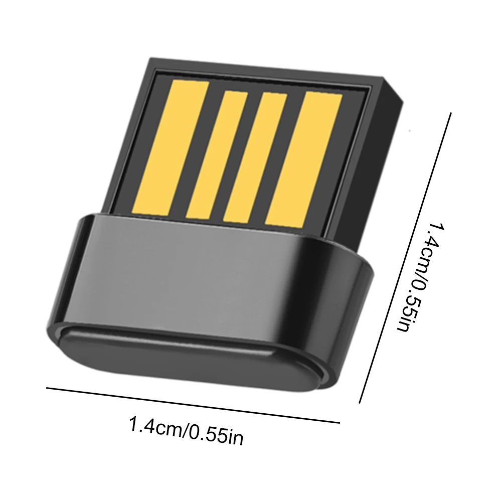USB 블루투스 호환 5.4 동글 어댑터 음악 오디오 수신기 송신기 드라이브 컴퓨터 PC 노트북용 무료 오디오 수신기