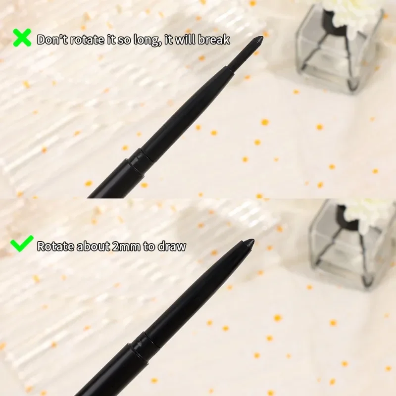 Waterproof Matte Eyeliner Gel Pen Makeup Lasting Smooth Black White