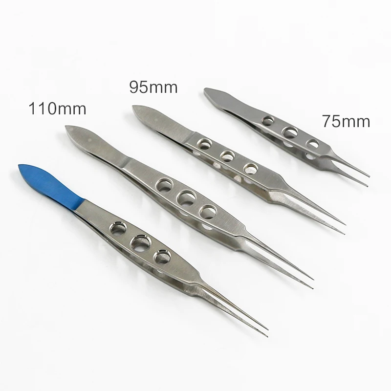 

Microtweezers Fat Clip Dovetail Toothed Platform Shaping Tweezers Surgical Tools Double Eyelid Tweezers Ophthalmic Instruments 1