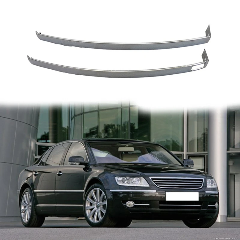 

3D0 837 205 D 2ZZ Chrome Exterior Front Door Smart Key Handle Trim Cover Fit For Phaeton 2004-2015