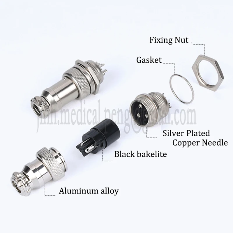 GX16 2 3 4 5 6 7 8 9Pin Aviation Plug Socket Fixed Movable Sensor Threaded Bend Straight Connector Multiple Connection Methods