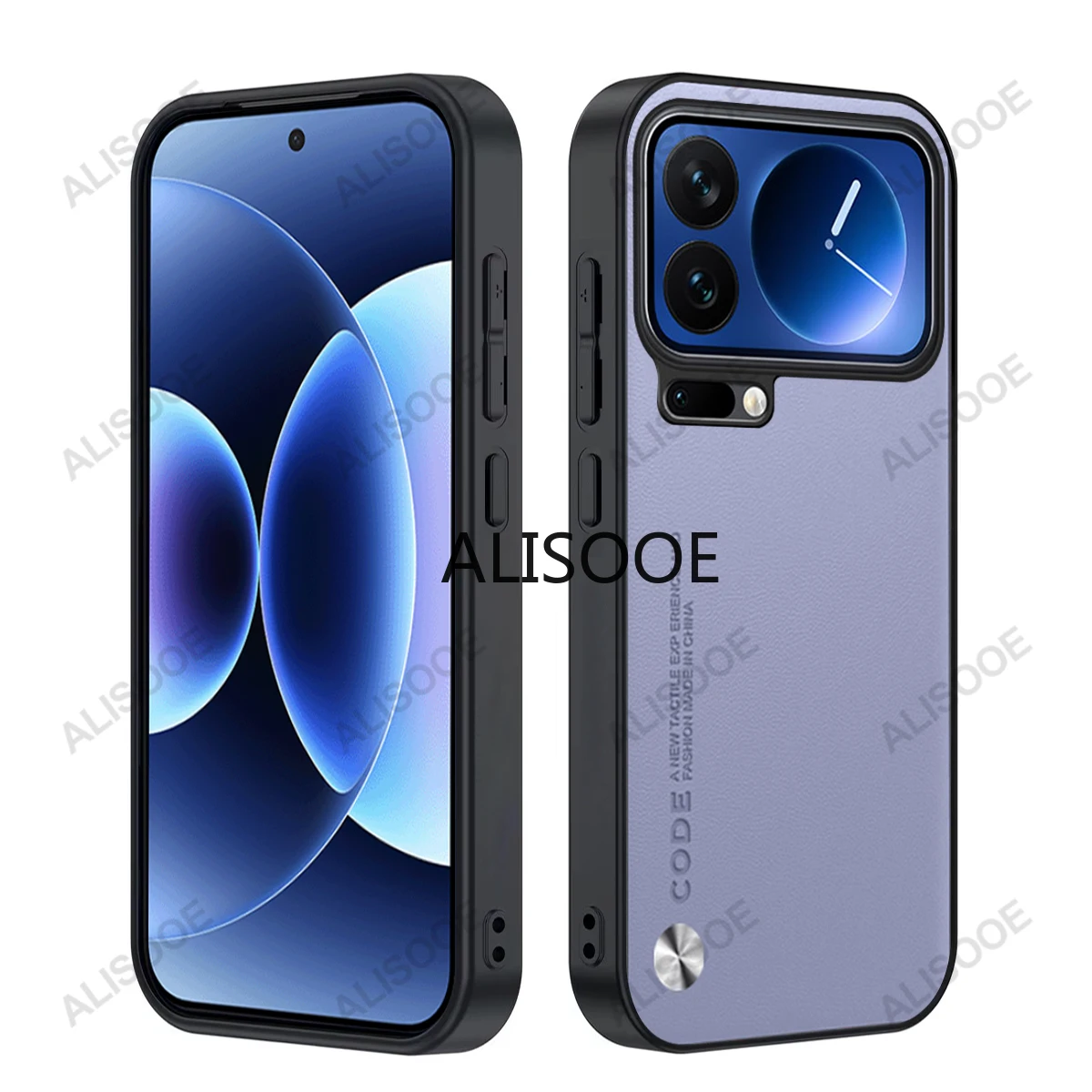 Luxury Fiber Texture PU-Leather Protective Case Cover