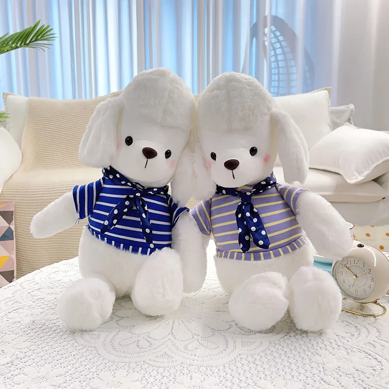 

25-45cm Poodle Teddy Dog Plush Toy Stuffed Animal Realistic Puppy Doll Girls Home Decoration Birthday Gift For Gift Boys