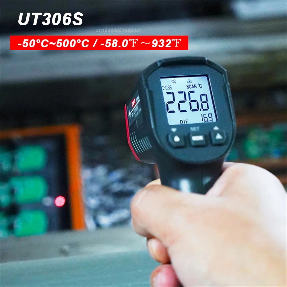 UNI-T Thermometer Digital UT306S UT306C UT320D UT320T UT333 UT333BT UT325F Temperature Gauge Heat Meter Professional Thermometer