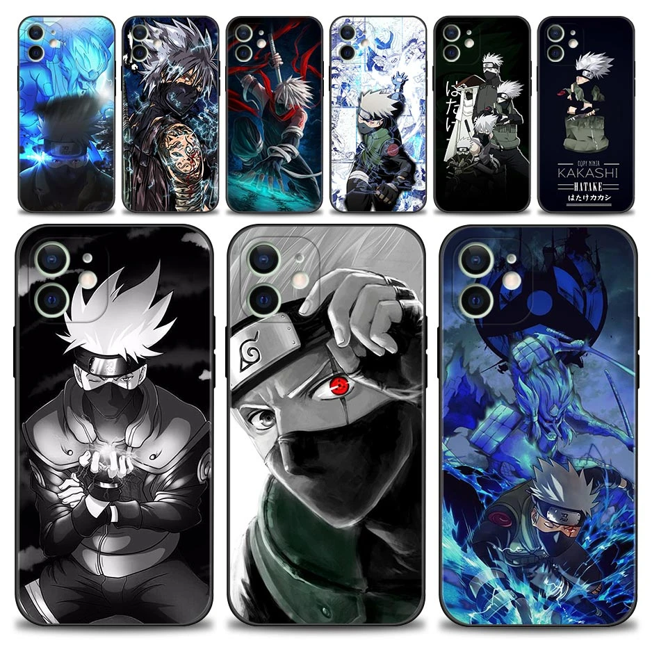 Case For Apple iPhone 13 12 11 Pro Max 13 12 Mini XS Max XR X 7 8 6 6S Plus 5 5S SE 2020 Shell Anime Naruto Blue Hatake Kakashi iphone 13 magnetic case