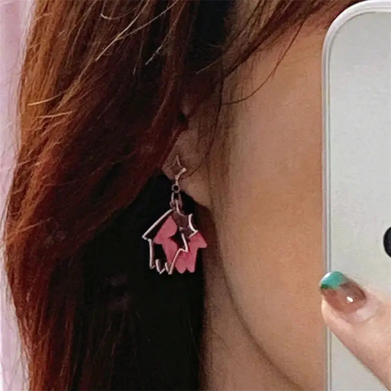 Jet Warrior 2(Splatoon2) Xiaoji Iida Earrings Earrings Earrings Splatoon 3 Animation Peripheral Games 2