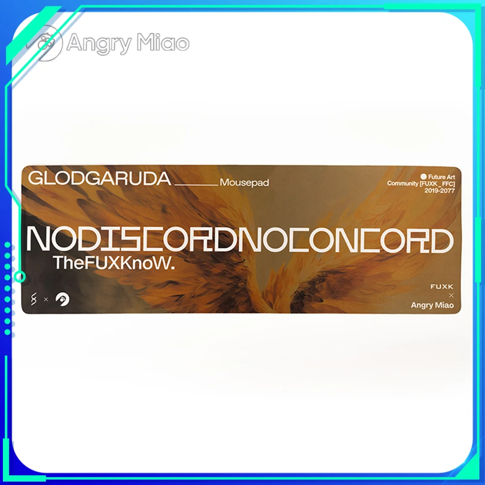 

Коврик для мыши AngryMiao FUXK GLODGARUDA, 3 мм x 300, Большие Резиновые Нескользящие игровые компьютеры, электронные спортивные компьютеры, офисные подарки