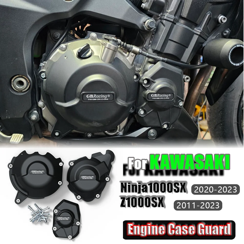 

KAWASAKI Ninja1000SX Z1000 Motorcycles Engine Case Guard Engine Case Protector Cover Engine Cover Set Engine Protection Cover