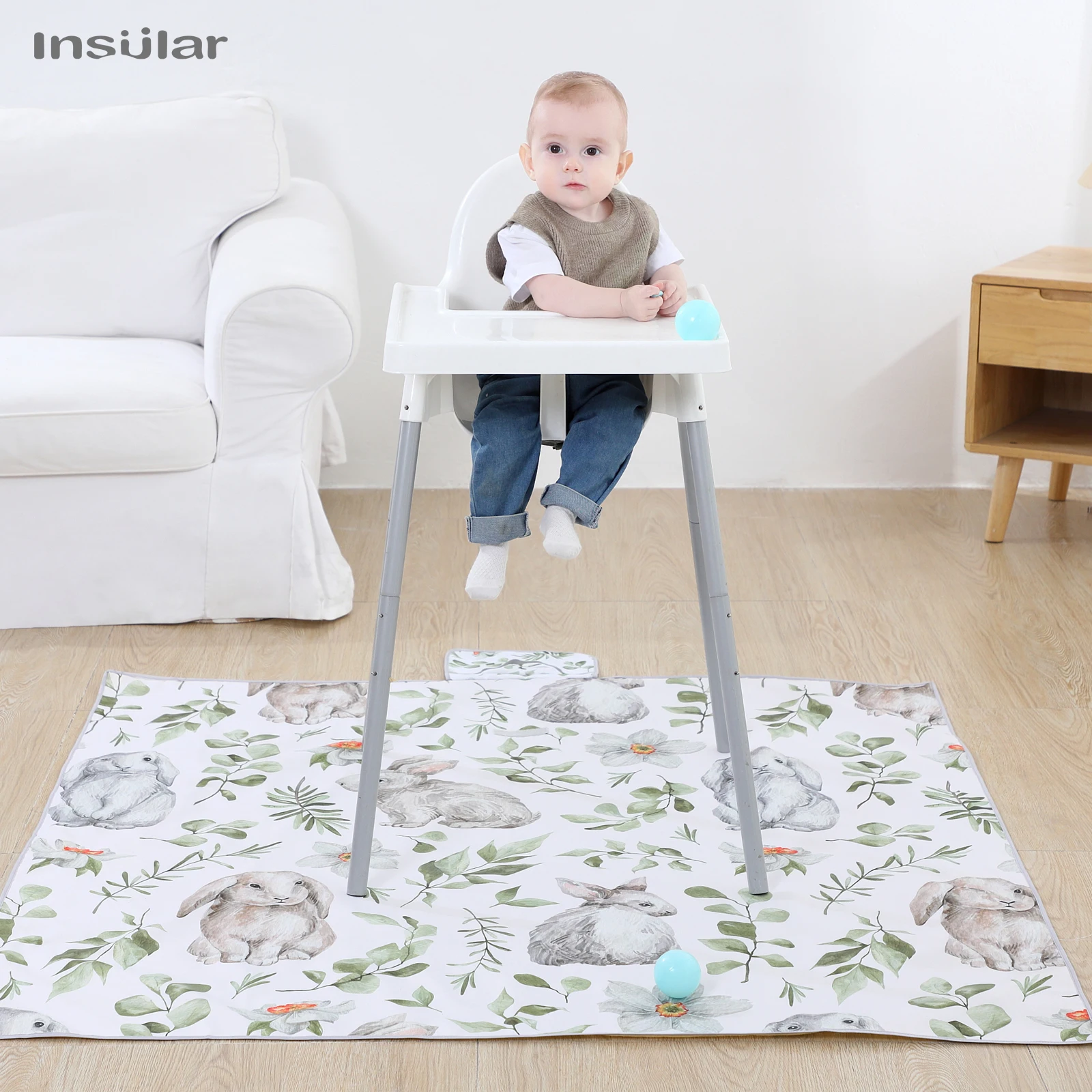 Foldable Waterproof Baby Play Mat for Kids