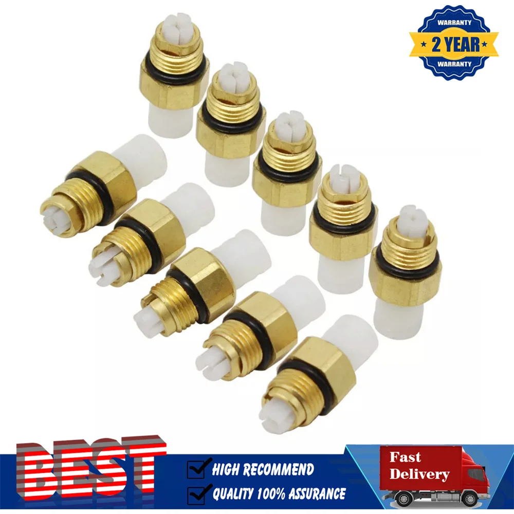 10pcs M10 M8 Air Suspension Repair Kit Air Valve Tube Connector for W164 W251 W212 W211 W220 W221 M10 for Q7 Jeep BWM E66 E53