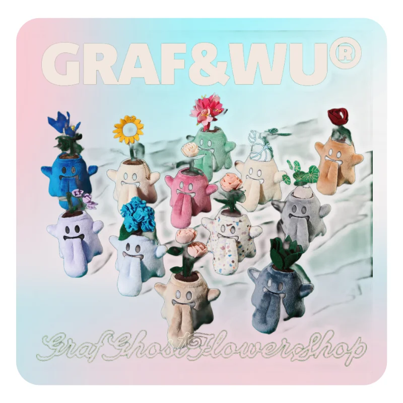 

Фирменный [цветочный магазин] фирменный цветочный призрак, милый Призрак, сумка для растений, подвесные плюшевые куклы для подарка на день рождения друзей