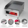 Electric Countertop Griddle,Flat Top Griddles with Non-Stick 2/5" Thick Iron Cooking Plate for Restaurant and home use-120V/1750 3