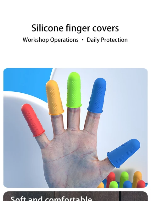 Ensemble Protections Doigts En Silicone Premium Protège