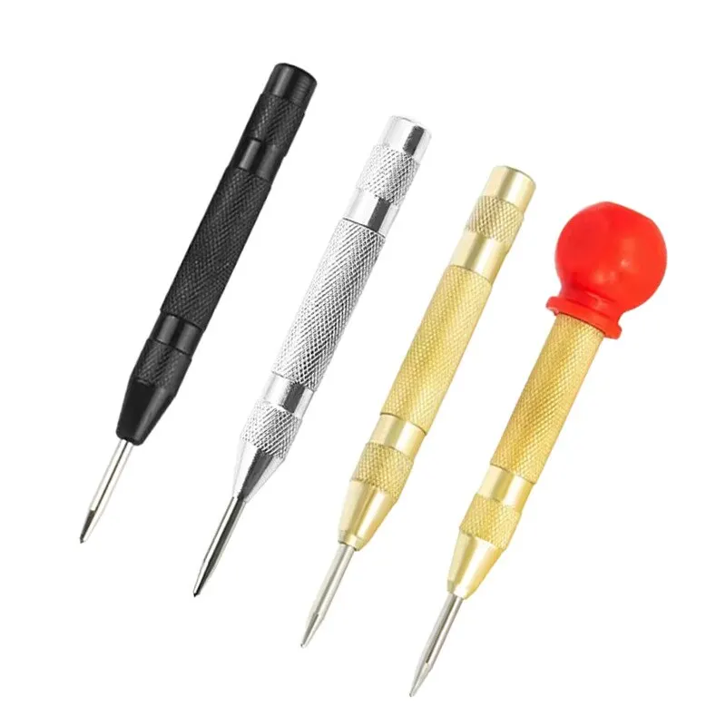 Car Safety Hammer 130mm Automatic Center Punch Positioner High Hardness Metal Positioning Punches Broken Windows Automatic Sample Punch