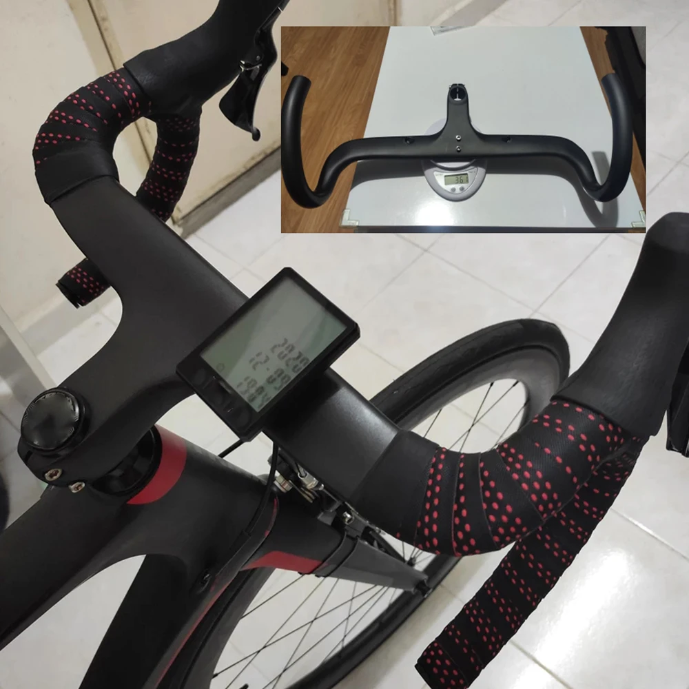 Bici Ibrida Bicicletta Da Corsa Con Manubrio Dritto Manubrio