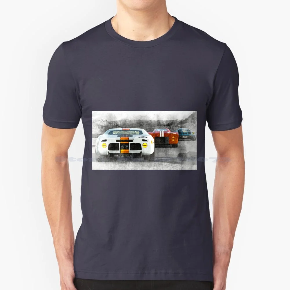 Maglietta Gt Generations 100% Cotone Tee Gt40 Cars Racecar Gran Turismo Sport Ps4 Sim