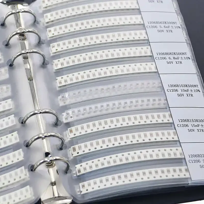 0402 0603 0805 1206 SMD Multilayer Ceramic Capacitor Assorted Kit 0.5pF-22uF Smd DIY Sample Book