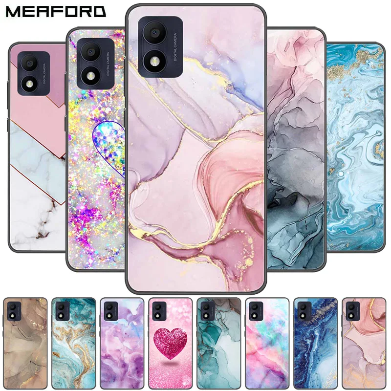 Per Alcatel 1B 2022 Custodia New Fashion Marble Silicon Soft Tpu Cover Posteriore Per Alcatel 1B (2022) Custodie Per Telefoni 5031D 5031G 5.5 "Capa