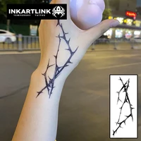 Long thorns Temporary Tattoo,Lasts To 15 Days New Technology Magic Waterproof Semi Permanent Sticker. 2