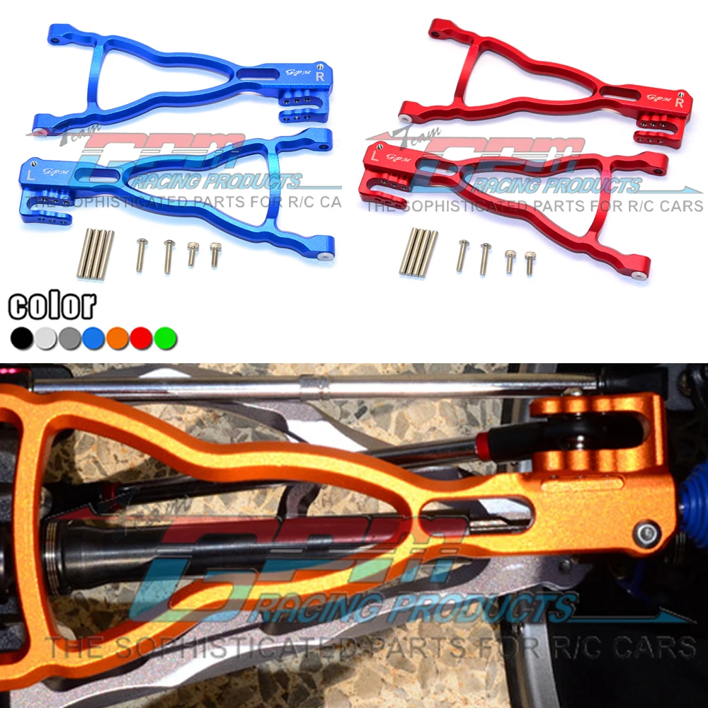 

GPM for 1/10 SUMMIT 56076-4 E-REVO 56087-1 ERVO 3.3 53097-3 Metal Rear lower Suspension arm lower swing arm 5328/5327/5333R