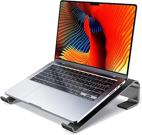 Laptop Stand Ergonomic Cooling Bracket Aluminum Alloy Desktop Holder for MacBook Lenovo HP Dell XPS 10-18inch Notebook Computer 1