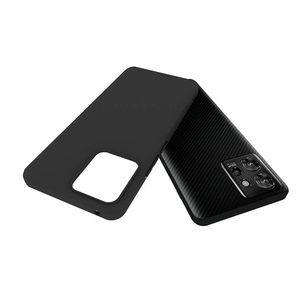 Black Matte Soft Silicone Full Protective Bumper Case