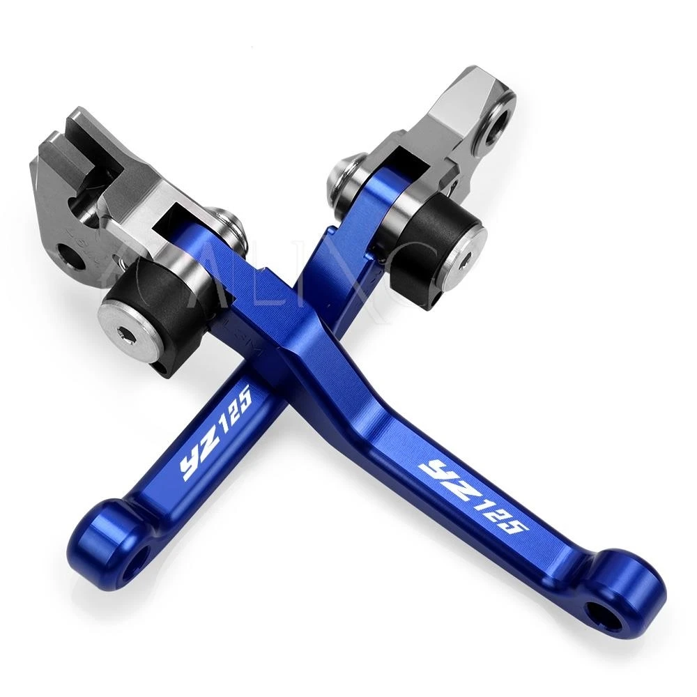 Dirt Bike Brake Clutch Levers Stunt Clutch Easy Pull Cable System Set For Yamaha Yz125 Yz 125 2008 2009 2010 2011 2012 2013 2014