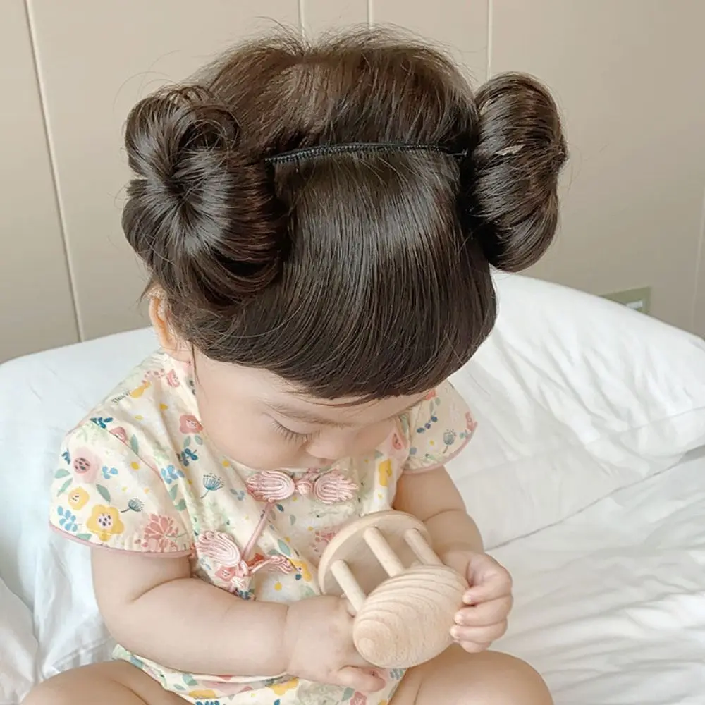 Cute Baby Baby Wig Bangs Non-slip Photography Styling Props Wig Hat Children's Hair Accessories Baby Headwear Wig