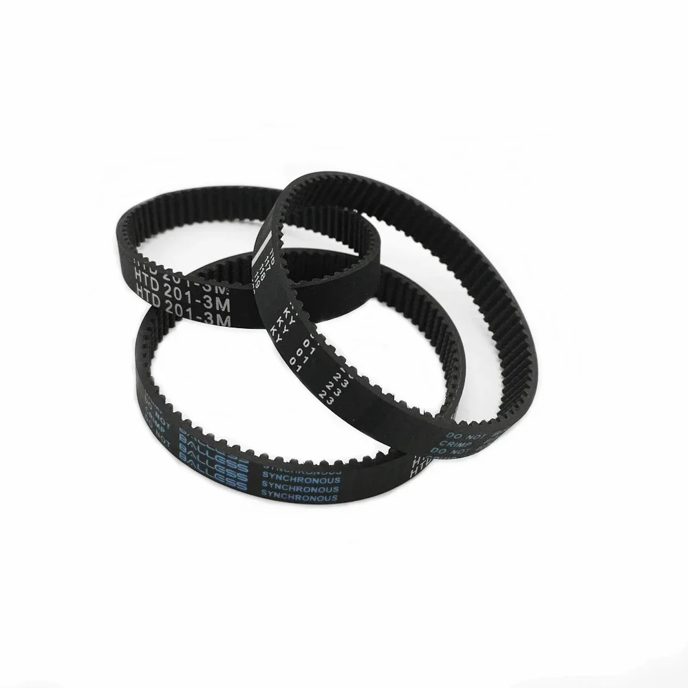 HTD3M Timing belt HTD 3M 420~HTD 3M 597 Length Width 10mm 15mm 20mm Pitch 3mm Closed-loopRubber Synchronous Belt CNC