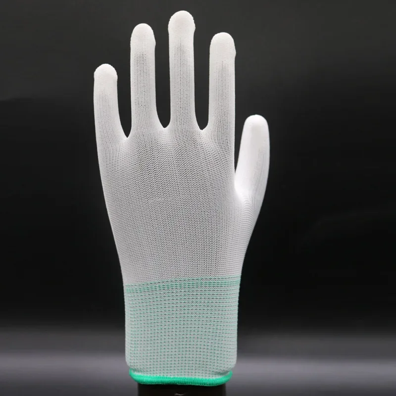5pair Antistatic Gloves Anti Static ESD Electronic Working Gloves pu coated palm coated finger PC Antiskid for Finger Protection 2
