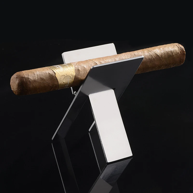 Accessorio Fumatori Granito Posacenere Per Sigari In Granito - Grande, Nero Opaco, 4 Ripiani, 23.5x15.5x5.3 Cm Granito Nero - Foto 2